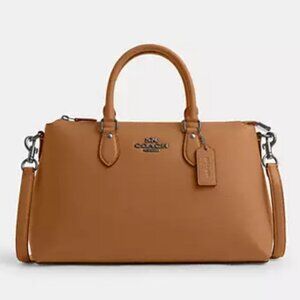 SOLD Coach Georgia Satchel Bag Light Saddle CBM11